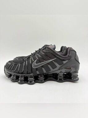 Nike Shox TL Triple Black Metallic Hematite AV3595 002 Men's Size 10